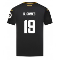 Maglie da calcio Wolves Rodrigo Gomes #19 Seconda Maglia 2024-25 Manica Corta